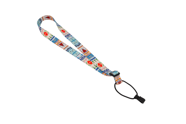 Fretz 1" Print Neck Ukulele Strap Light Blue