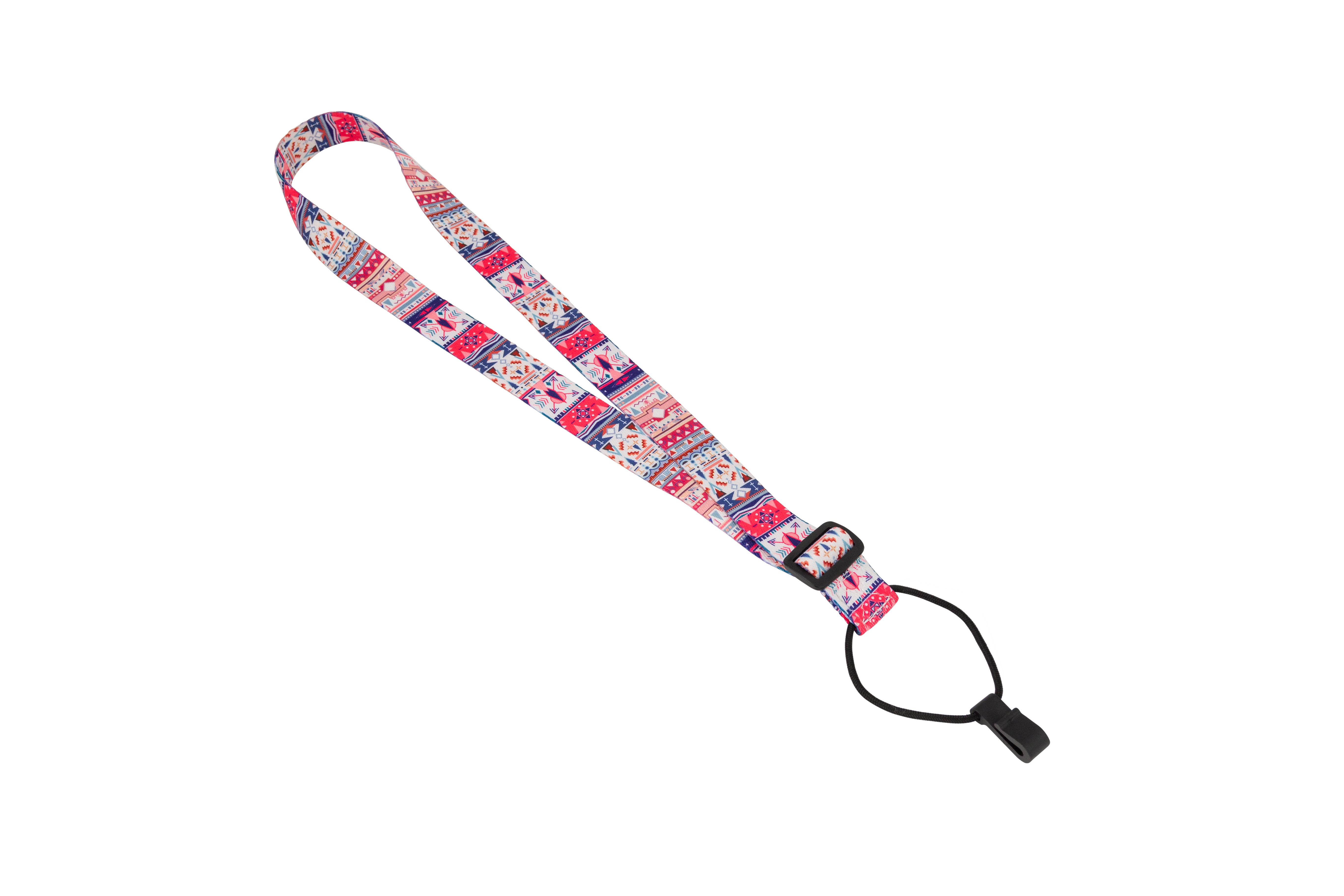 Fretz 1" Print Neck Ukulele Strap Pink