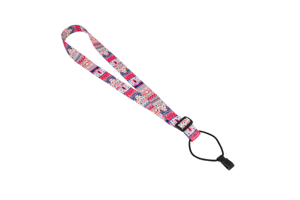 Fretz 1" Print Neck Ukulele Strap Pink