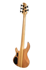 Luthiers 5-String Contemporary Neck Through Active Electric Bass Guitar (Natural Satin)