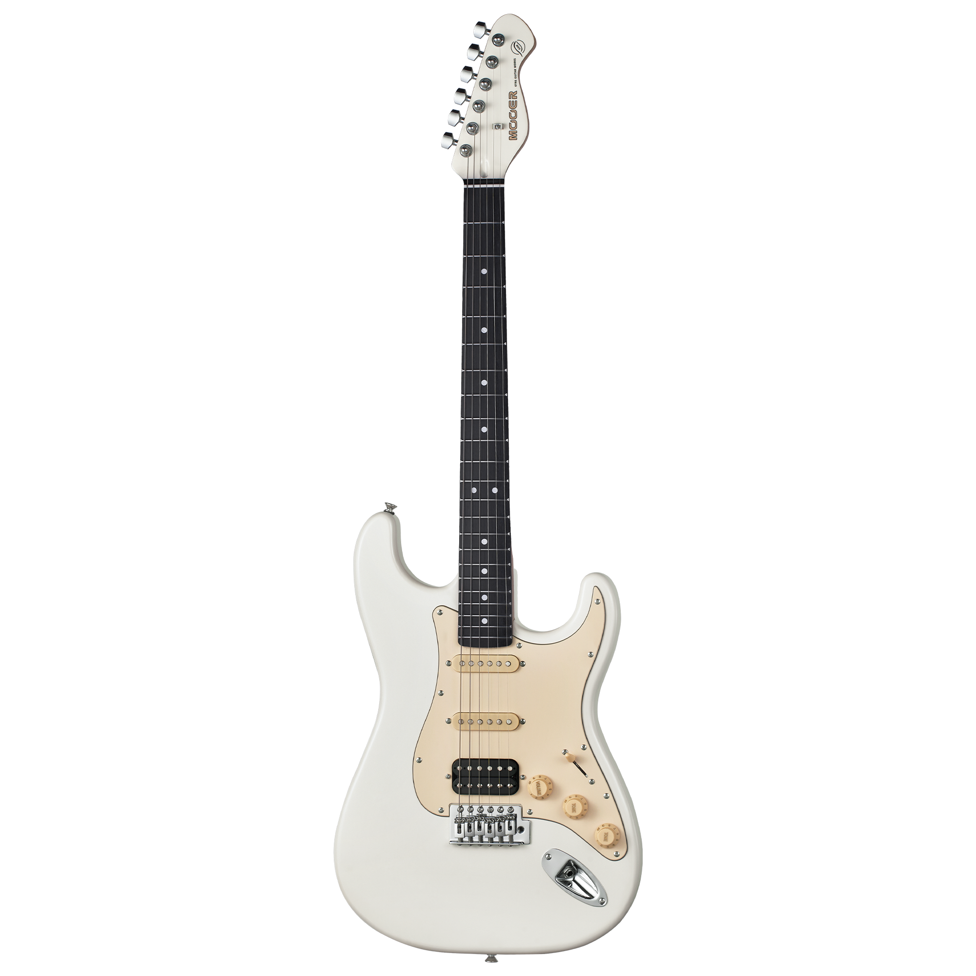 MOOER MSC10 ST-STYLE ELECTRIC GUITAR (VINTAGE WHITE)