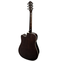 Martinez '41 Series' Dreadnought Acoustic Guitar. Cut-away Gloss Finish (Gloss Black Burst)