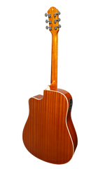 Martinez '41 Series' Dreadnought Acoustic Guitar. Cut-away Gloss Finish (Natural)