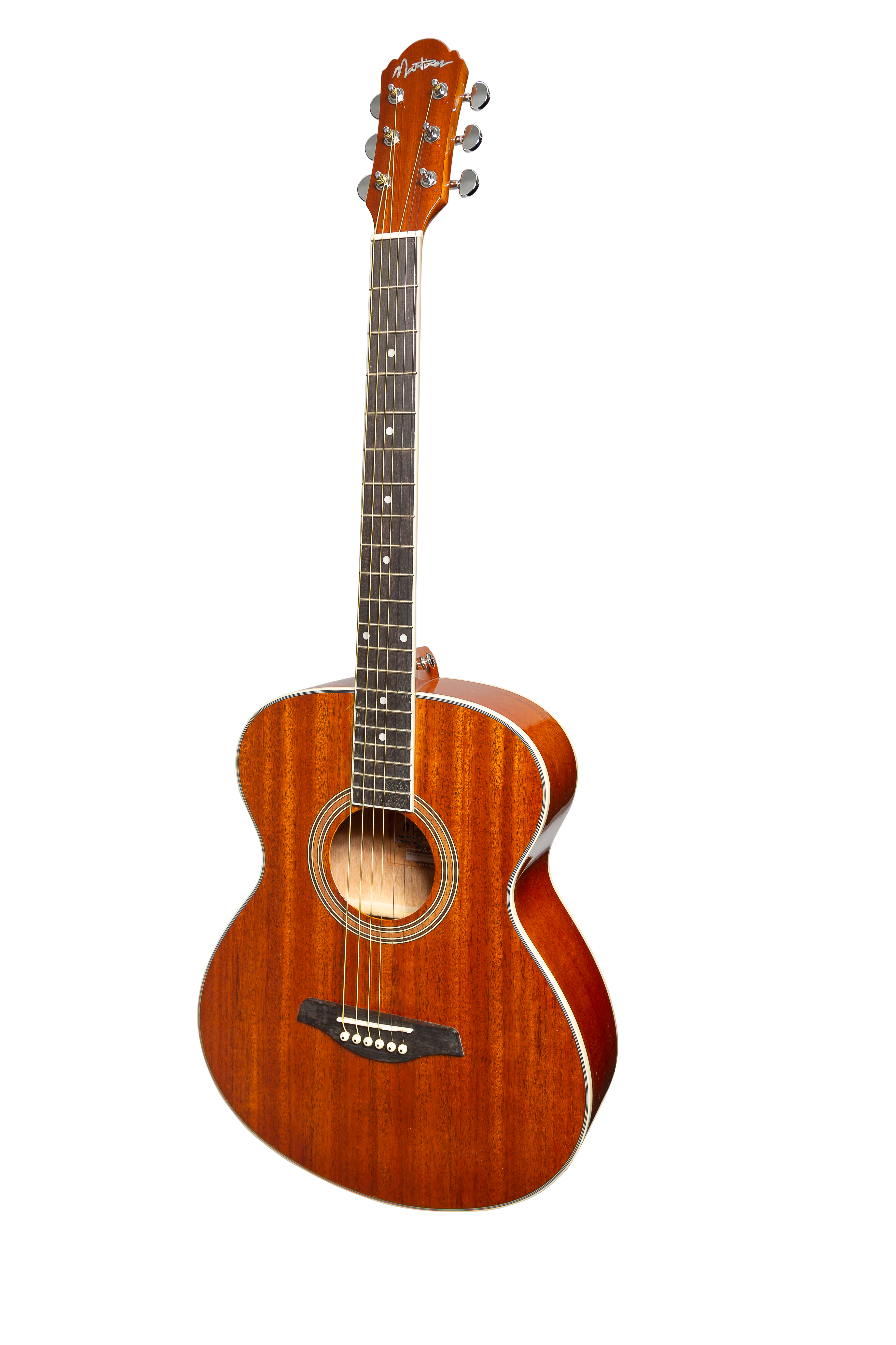 Martinez '41 Series' Folk Size Acoustic Guitar (Gloss Mahogany)