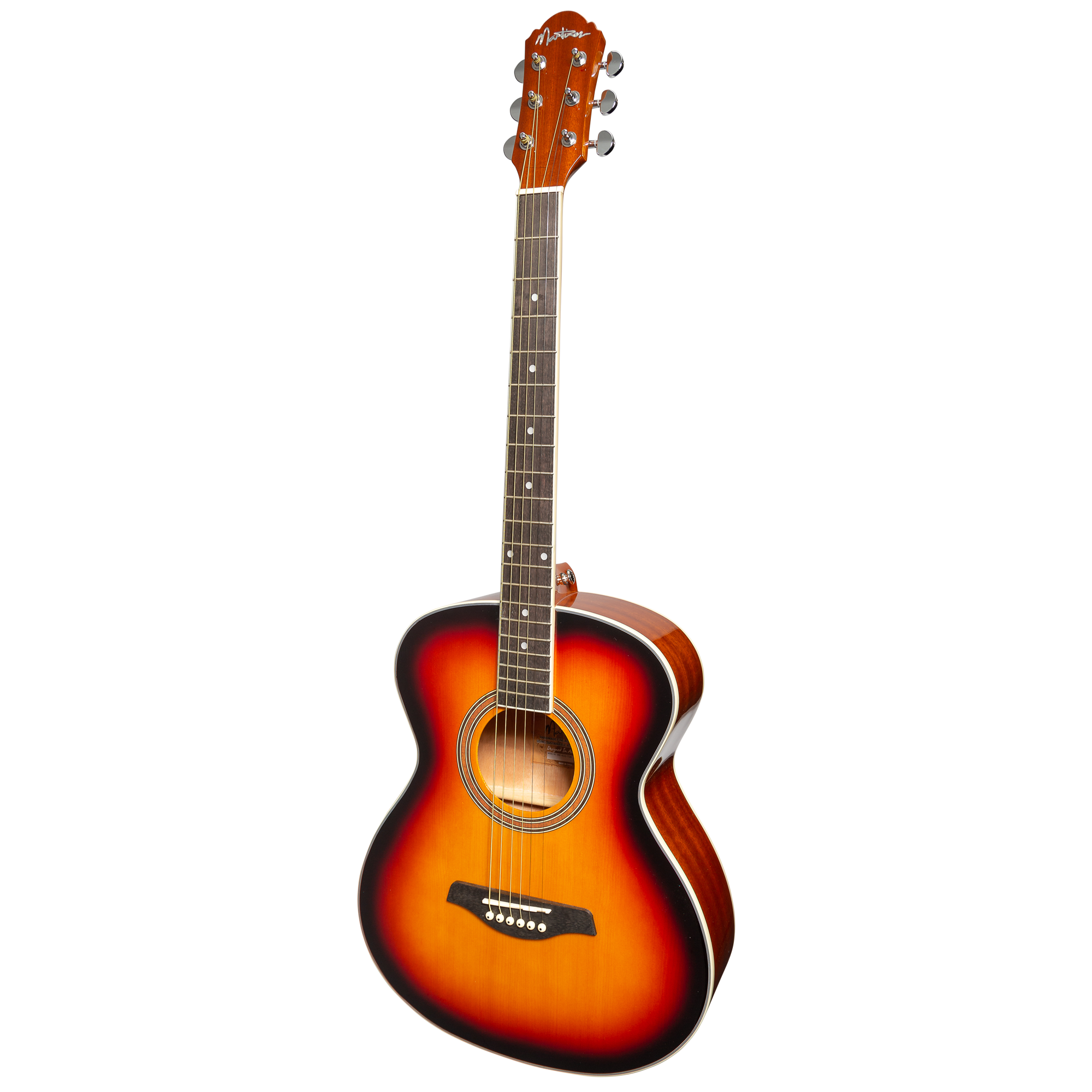 Martinez '41 Series' Folk Size Acoustic Guitar (Sunburst)