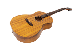 Martinez Acoustic-Electric Small Body Guitar with Built-In Tuner (Koa)