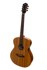 Martinez Acoustic-Electric Small Body Guitar with Built-In Tuner (Koa)