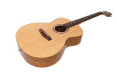 Martinez Acoustic-Electric Small Body Guitar with Built-In Tuner (Spruce/Koa)