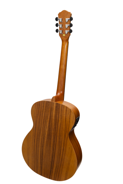 Martinez Acoustic-Electric Small Body Guitar with Built-In Tuner (Spruce/Koa)