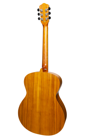 Martinez Left Handed Acoustic Small Body Guitar (Koa)