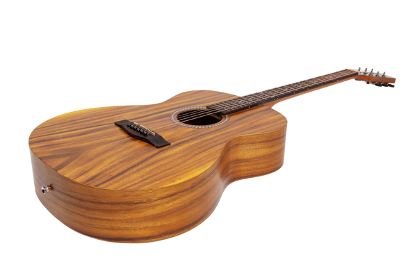 Martinez Left Handed Acoustic Small Body Guitar (Koa)