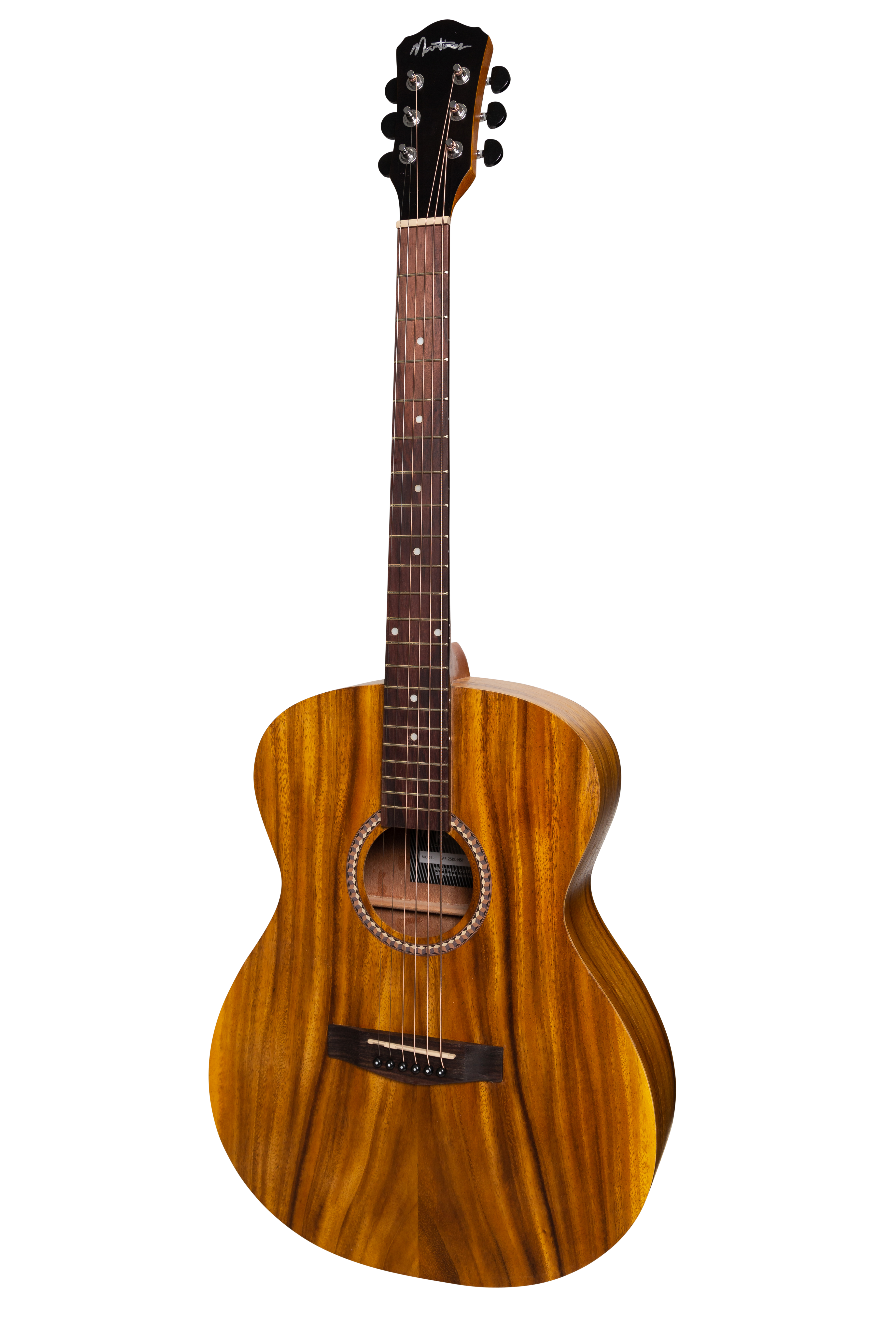 Martinez Left Handed Acoustic Small Body Guitar (Koa)