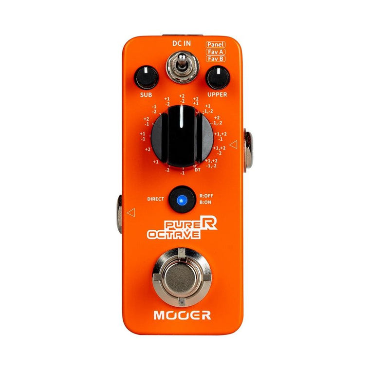 Mooer 'Purer Octave' Pro Octave Micro Guitar Effects Pedal