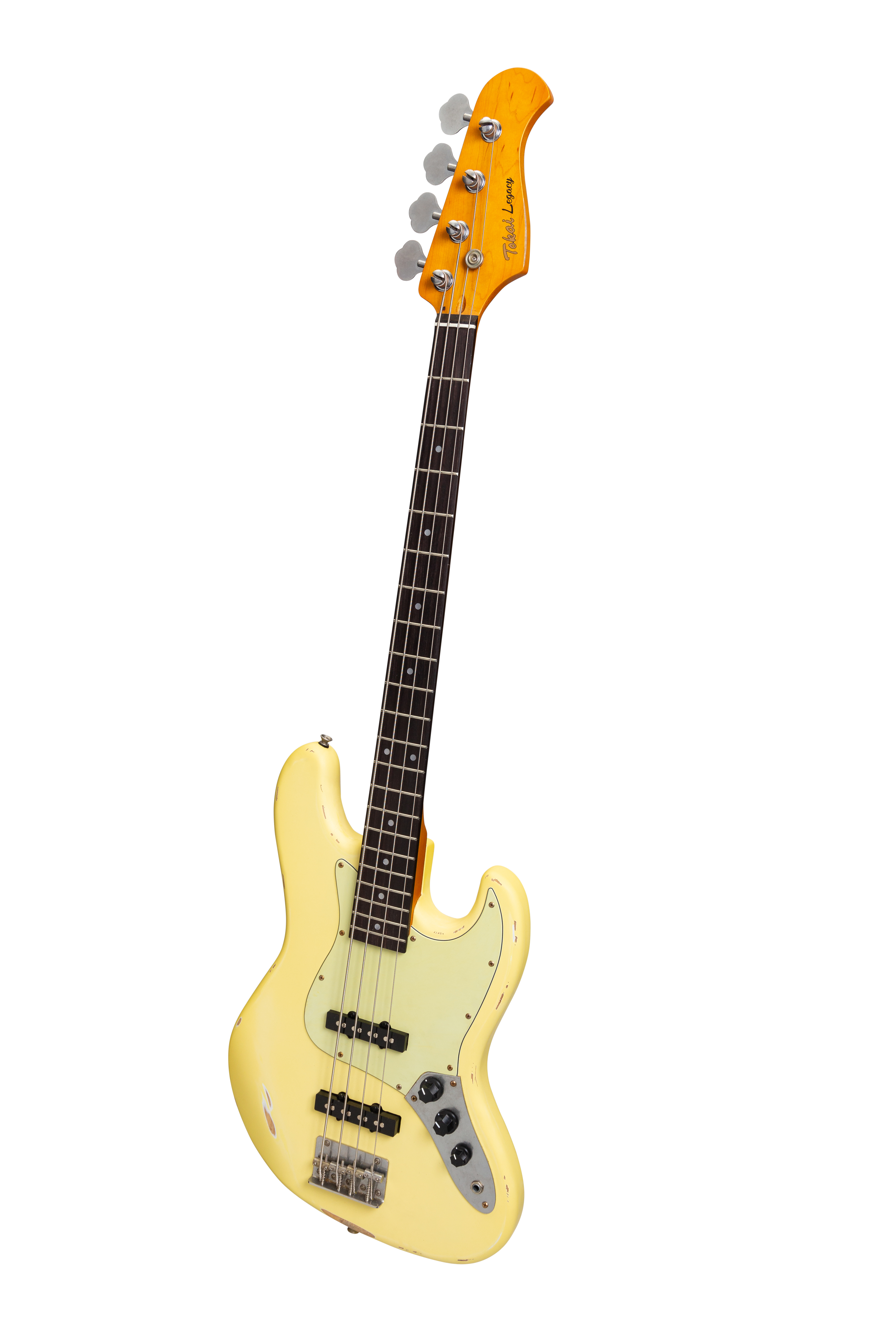 Tokai 'Legacy Series' JB-Style 'Relic' Electric Bass (Cream)