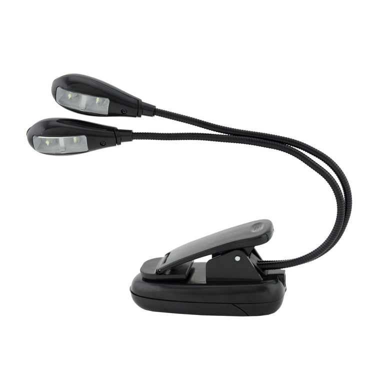 Big Band Twin LED Clip-On Light (Black)