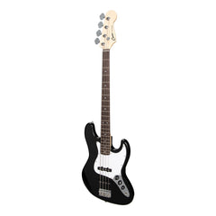 Casino J-Style Electric Bass Guitar (Black)