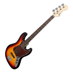 Casino J-Style Electric Bass Guitar and 15 Watt Amplifier Pack (Tobacco Sunburst)