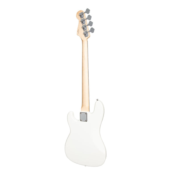 Casino P-Style Electric Bass Guitar (White)