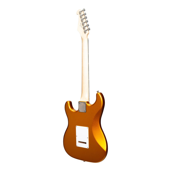 Casino ST-Style Electric Guitar Set (Gold Metallic)