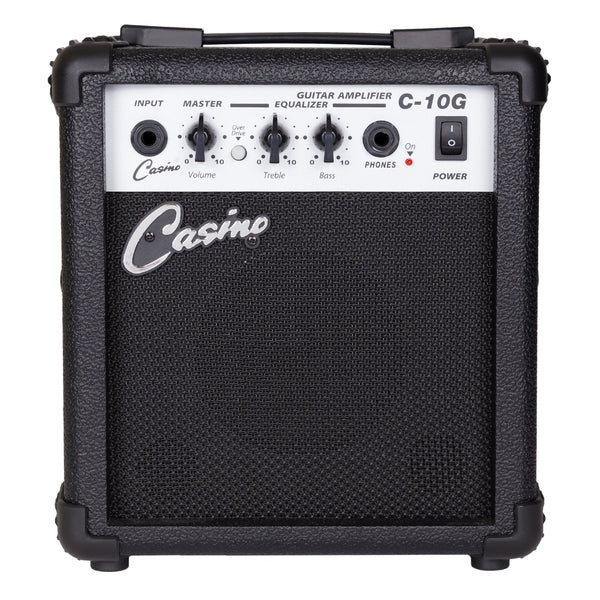 Casino ST-Style Electric Guitar and 10 Watt Amplifier Pack (Blue Sunburst)