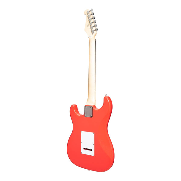 Casino ST-Style Electric Guitar and 10 Watt Amplifier Pack (Hot Lips Pink)