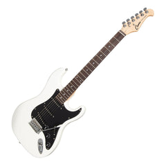 Casino ST-Style Electric Guitar and 15 Watt Amplifier Pack (White)