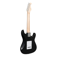 Casino ST-Style Left Handed Short-Scale Electric Guitar Set (Black)