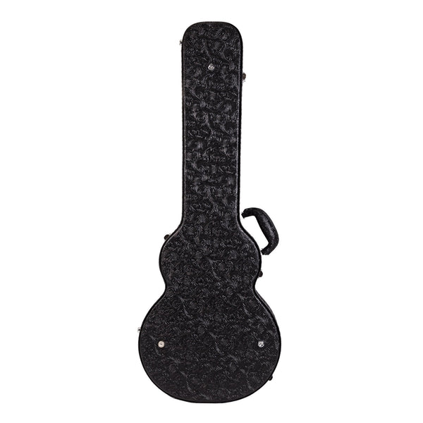 Crossfire Deluxe Shaped LP-Style Electric Guitar Hard Case (Paisley Black)