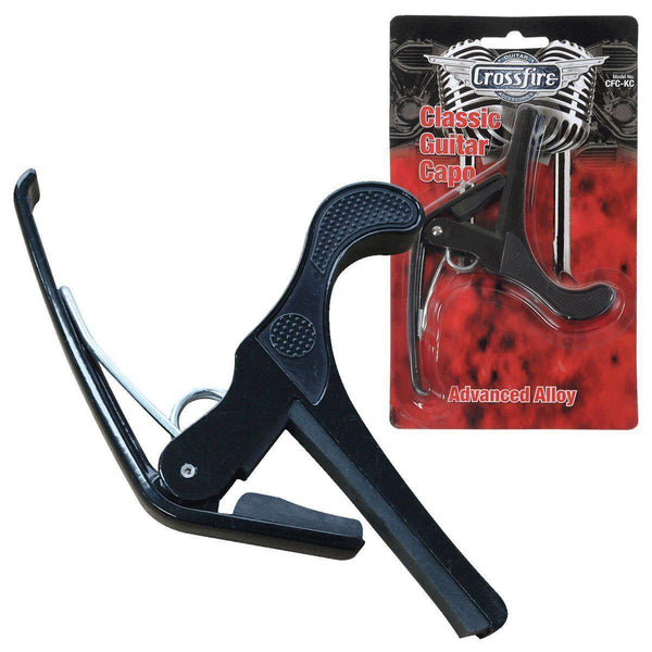 Crossfire K-Trigger Style Classical Guitar Capo (Black)