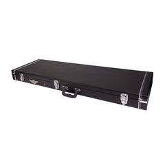 Crossfire Standard Rectangular P and J-Style Bass Guitar Hard Case (Black)