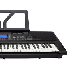 Crown CK-28 Touch Sensitive Multi-Function 61-Key Electronic Portable Keyboard with USB (Black)