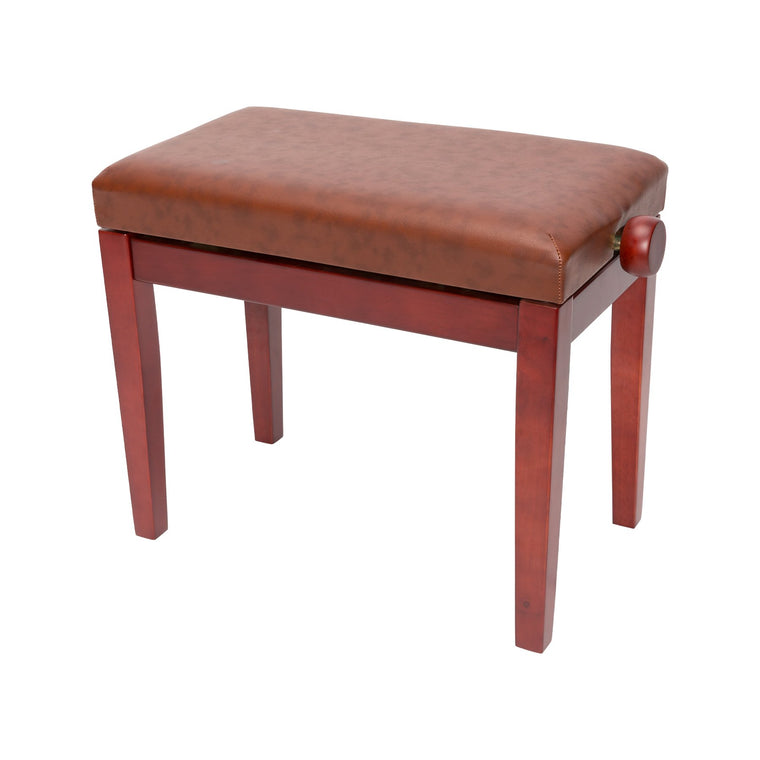 Crown Standard Height Adjustable Piano Stool (Mahogany)