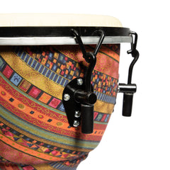 Drumfire 10" Tuneable Synthetic Head Djembe (Multicolour)