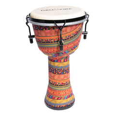 Drumfire 8" Tuneable Synthetic Head Djembe (Multicolour)