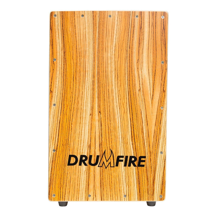 Drumfire Ebenaceae Front Wooden Cajon