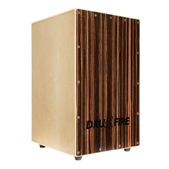 Drumfire Ebony Front Wooden Cajon