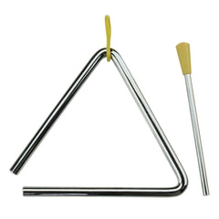 Drumfire Triangle with Striker (4")-DFP-T4-CHR