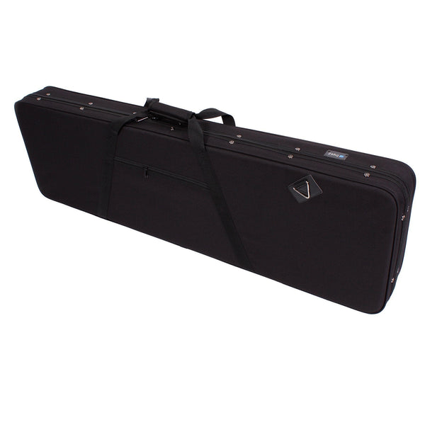 Fretz Rectangular Electric Bass Guitar Polyfoam Case (Black)