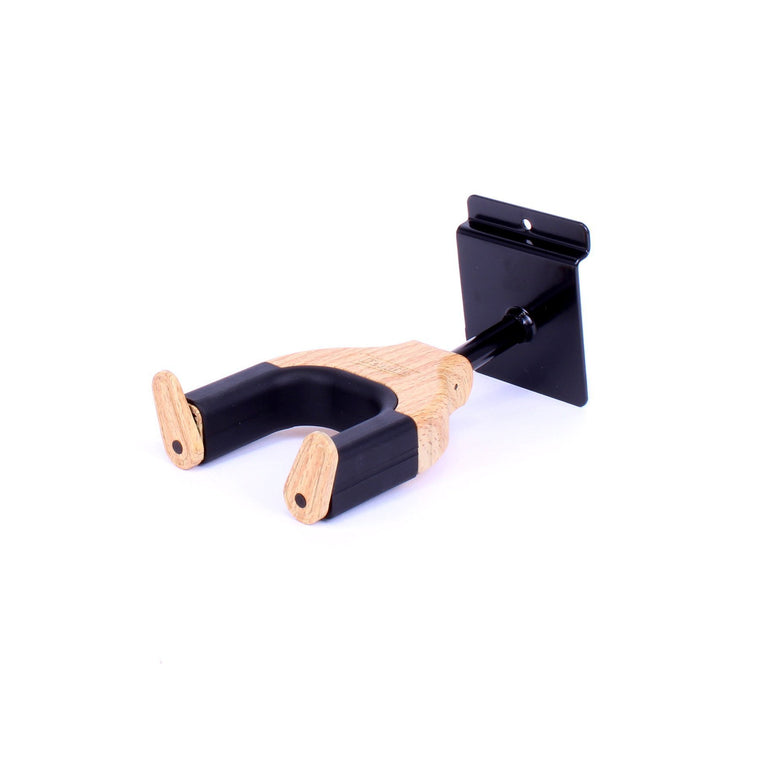 Fretz 'Woodie' Short Self-Securing Slatwall Guitar Hanger (Maple)