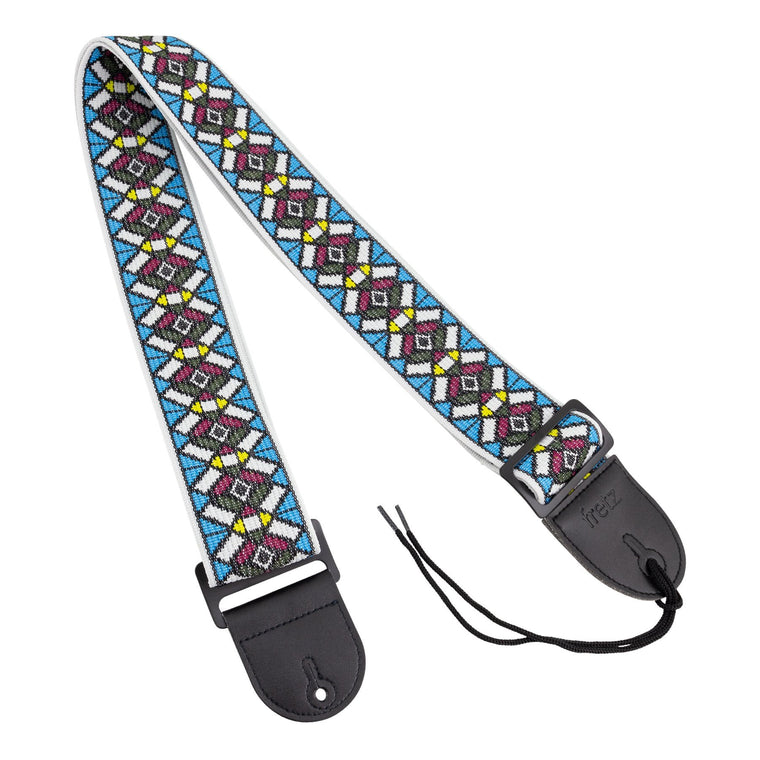 Fretz Woven Jacquard Polyster Guitar Strap (Leadlight)