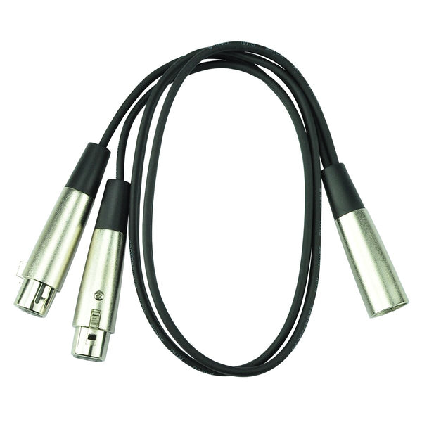 Handy Patch 1m Male XLR to Two Female XLR-H-MX-2FX1