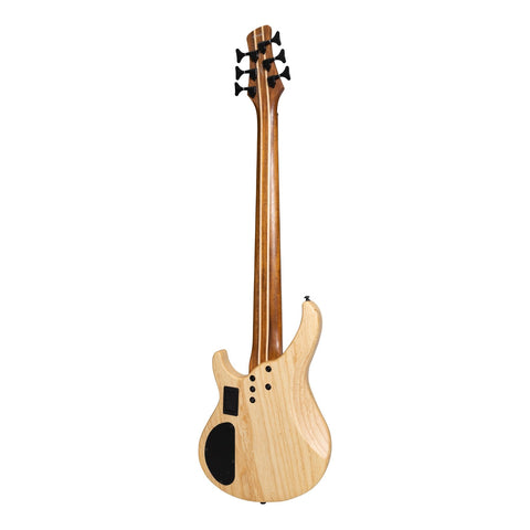 J&D Luthiers '48 Series' 6-String Contemporary Active Electric Bass Guitar (Natural Satin)