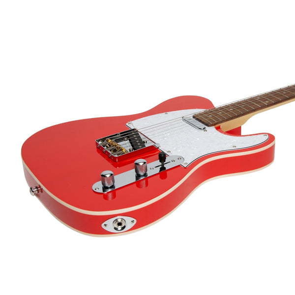 J&D Luthiers Custom TE-Style Electric Guitar (Red)