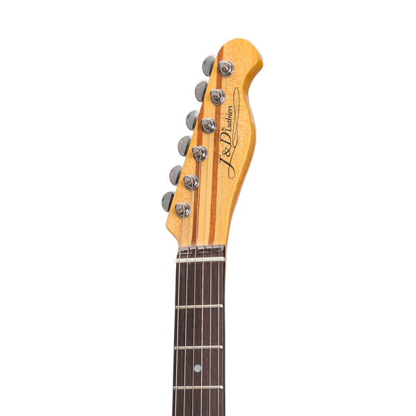 J&D Luthiers Deluxe TE-Style Electric Guitar (Ivory)