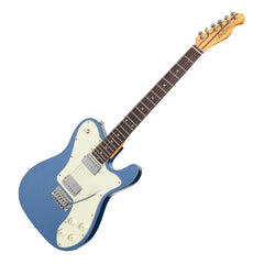 J&D Luthiers Deluxe TE-Style Electric Guitar (Metallic Blue)