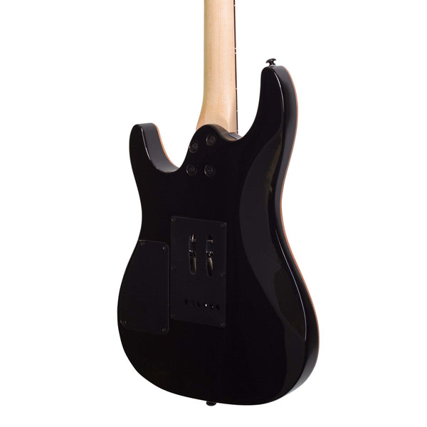 J&D Luthiers IE9 Contemporary Electric Guitar (Transparent Black)