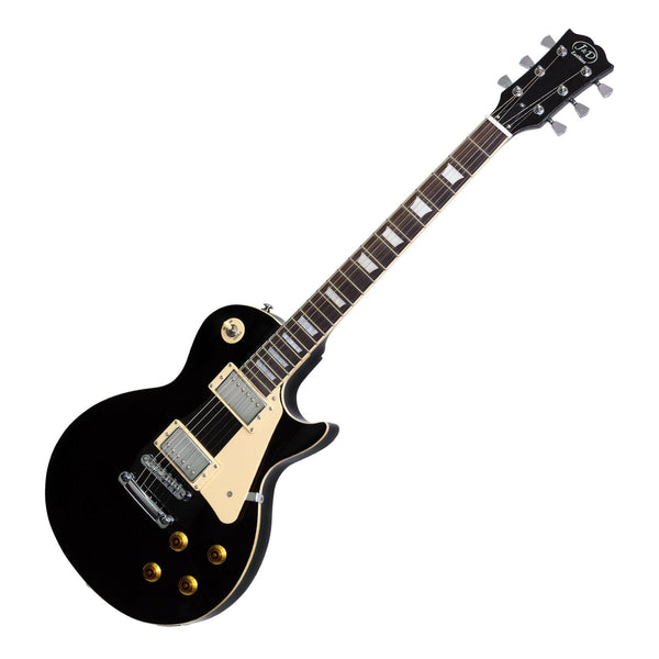 J&D Luthiers LP-Style Electric Guitar (Black)