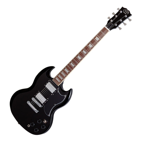 J&D Luthiers SG-Style Electric Guitar (Black)