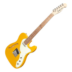 J&D Luthiers Thinline TE-Style Electric Guitar (Butterscotch)