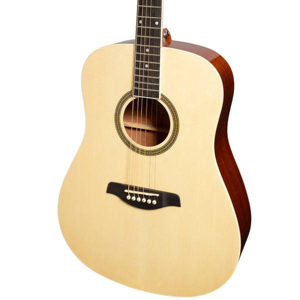 Lorden Acoustic Dreadnought Guitar (Natural Gloss)